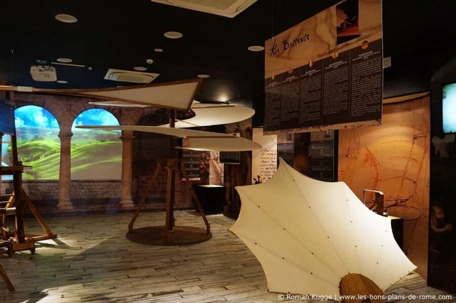 Leonardo da Vinci Museum tour and Interactive Activities - The 50 full-scale inventions: why the size changes everything