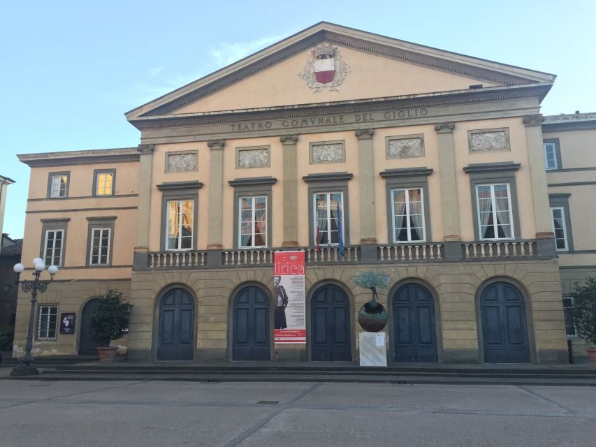 Lucca: Musical Walking Tour with Puccini Museum Visit - Entering Teatro del Giglio: architecture you can actually feel