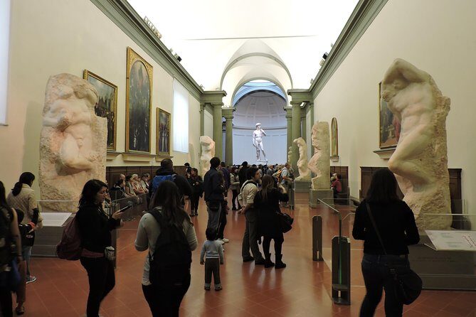 Michelangelo's David: Accademia Gallery Private tour - The David corridor: unfinished sculpture, dramatic pacing, big views