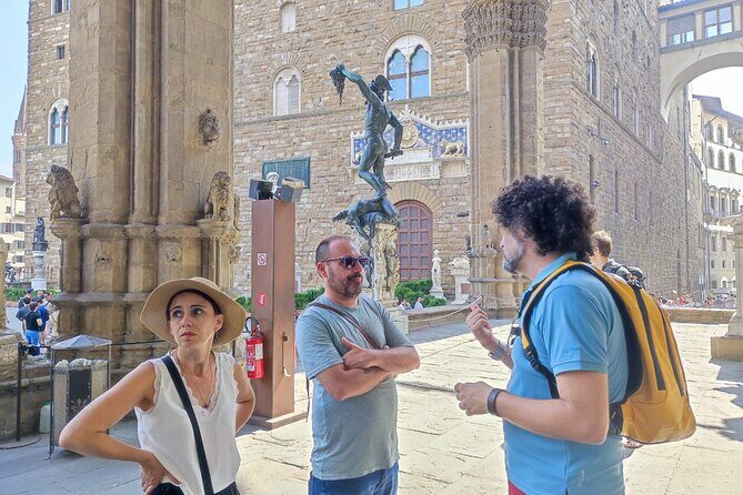 Michelangelo’s David & Medici Treasures Accademia Gallery Tour - Piazza della Signoria finish: Palazzo Vecchio and Neptune Fountain energy