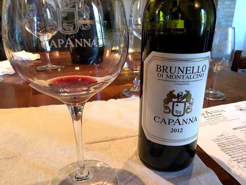 Montalcino: Small-Group Brunello Wine Tour from Florence - Quick hits before you go