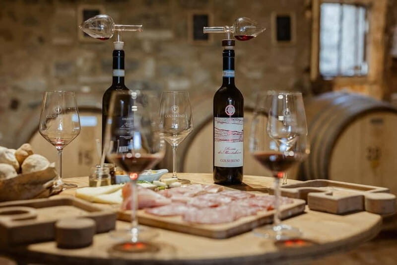 MONTALCINO : Wine Tasting with Tuscan Cold Cuts and Cheese - Bread, Tuscan Olive Oil, and the Charcuterie Pairing