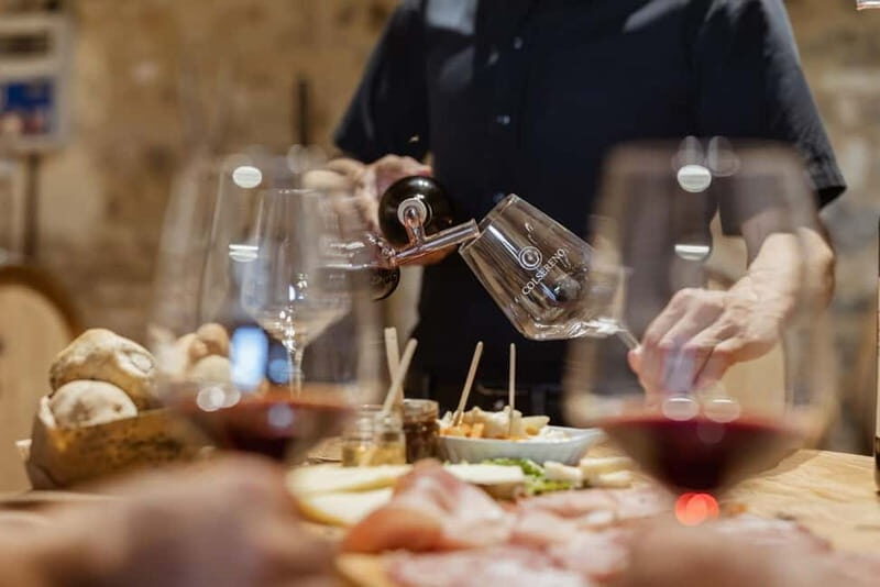 MONTALCINO : Wine Tasting with Tuscan Cold Cuts and Cheese - The Winery Setting: Small Group Energy at Wine Resort Colsereno