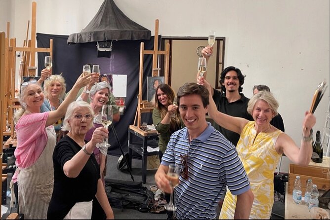 Oil Painting Class in Florence - Entering The Florence Studio and getting set up in Borgo Santi Apostoli