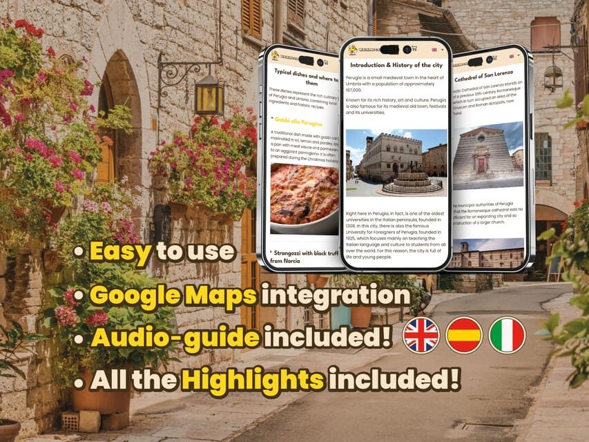 Perugia: Digital guide made with a Local for your tour - Key Points at a Glance