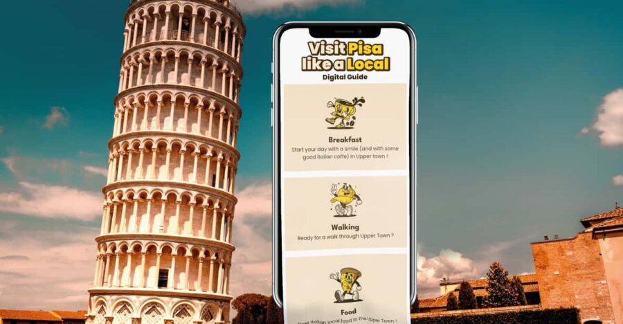 Pisa: digital guide made with a local for your walking tour - Pisa on your phone: what this local digital guide is like