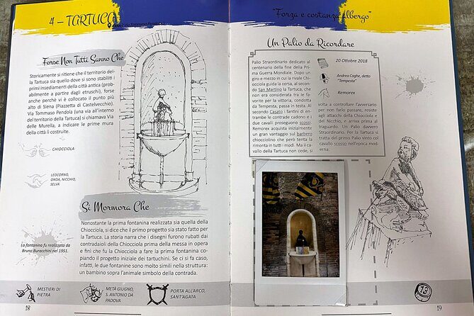 PolaTour The 17 Fountains of the Contradas of Siena - Polaguide Turns Photos Into a Real Keepsake (Not Just Pictures)