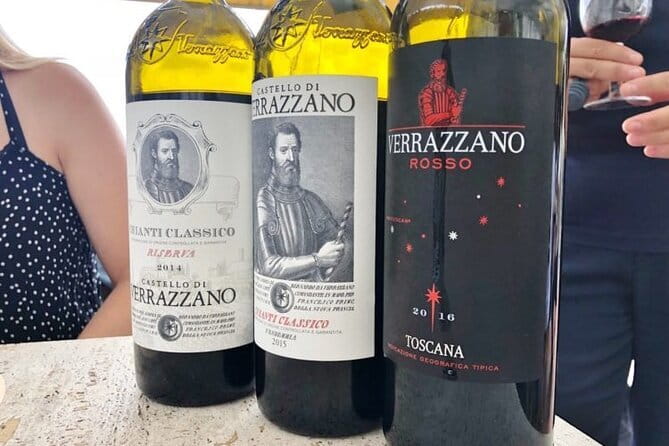 Private Chianti Wine Tasting from Florence, Half Day Experience - Castello di Verrazzano: Chianti Classico under a castle roof