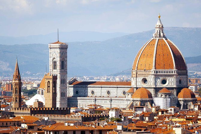 Private Florence and Chianti Wine countryside from Pisa Including Wine Taste - Climbing to Piazzale Michelangelo for real Arno Valley views