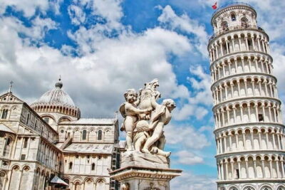 PRIVATE Full-Day Tour of Pisa, San Gimignano and Siena from Florence - San Gimignano at street level: towers, piazzas, and the Collegiata