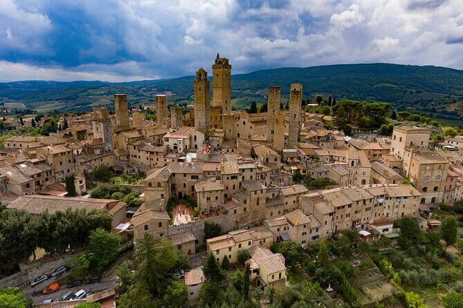 PRIVATE Full-Day Tour of San Gimignano and Volterra - Piazza della Cisterna: The Market Square Where the Town’s Social Life Happened