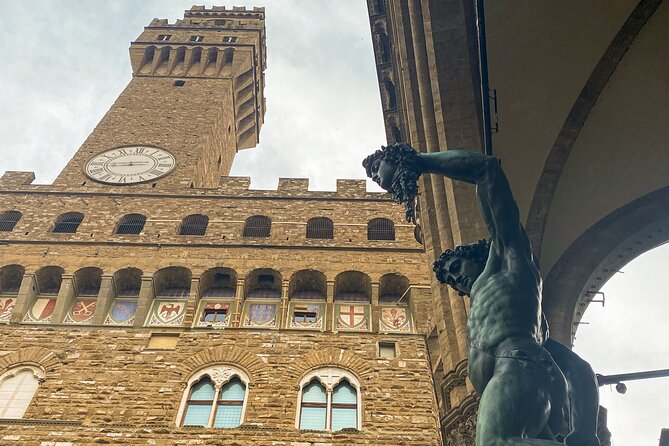 Private WALKING Tour and ACCADEMIA Gallery in Florence Italy - Piazza della Signoria and Palazzo Vecchio: where politics and art shared space