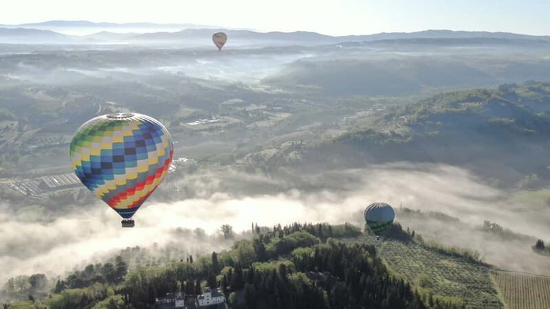 Siena: Balloon Flight Over Tuscany with a Glass of Wine - Up to 3,000 Feet: What You’ll See Over Tuscany