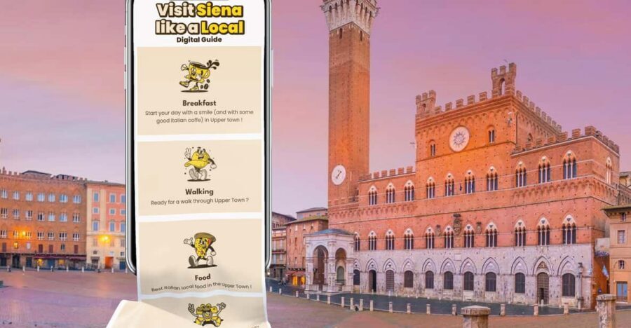 Siena: Digital Guide made with a Local for your Tour - How the Google Maps route and audio guide work