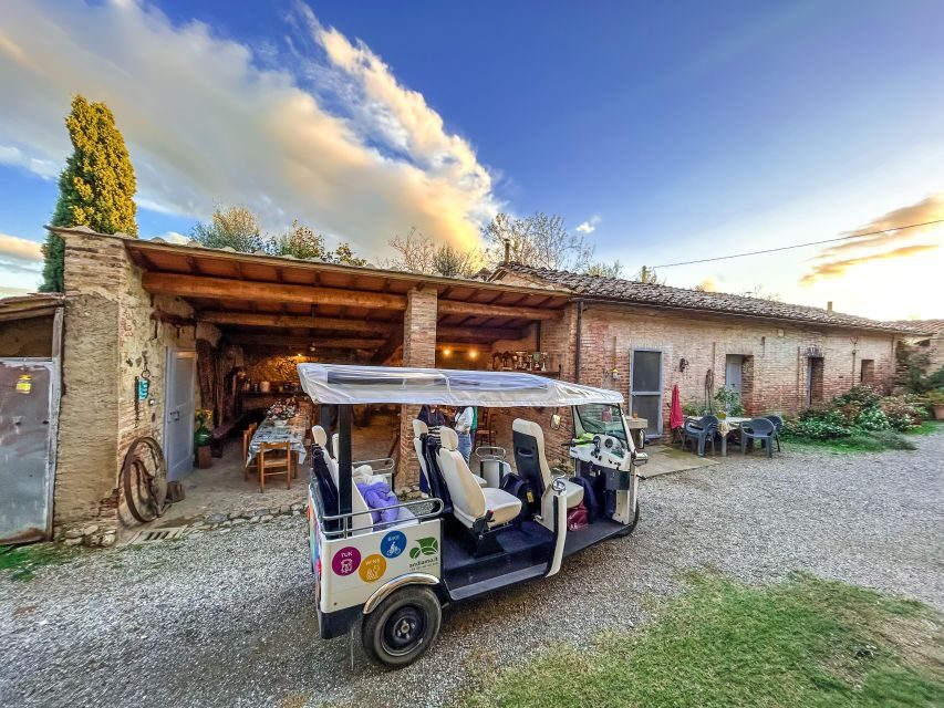 Siena: Tuk Tuk Tour with Wine Tasting - Meet at Piazza San Domenico: The Easy Siena Starting Point
