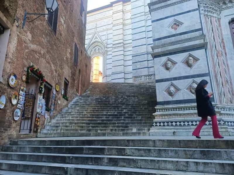 Siena Wine & Gelato tasting - Piazza San Domenico: where the gelato tasting actually takes center stage