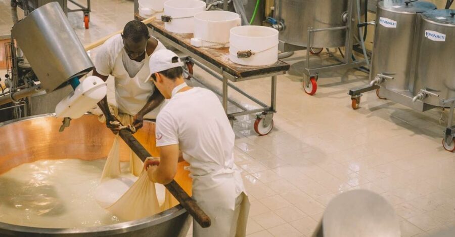 Taste of Modena: Prosciutto, Parmesan, Balsamic & Ferrari - Parmigiano Reggiano: from curdling to the wheel-cathedral aging rooms