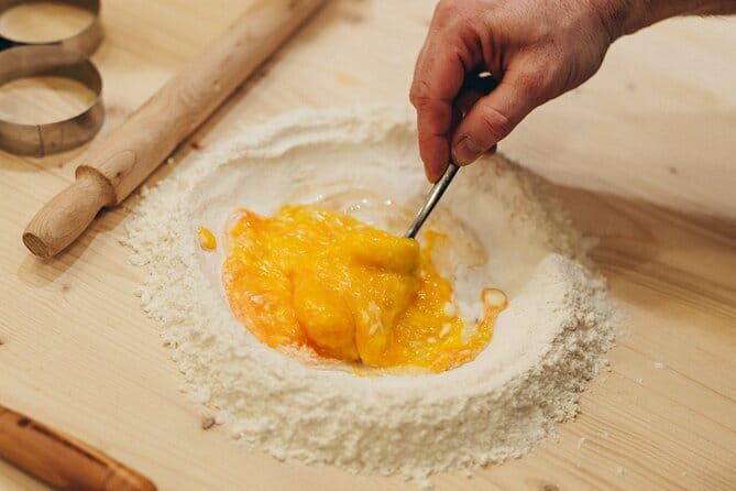 The Art of Pasta and Wine Tasting with Local Sommelier - What the evening feels like: hands on, then sit down to eat