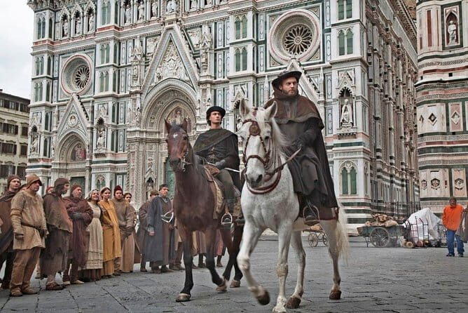 The Medici Family: Lorenzo The Magnificient and the TV movie - The Route Between Medici Sites: Reserved Tickets Beat Line Chaos