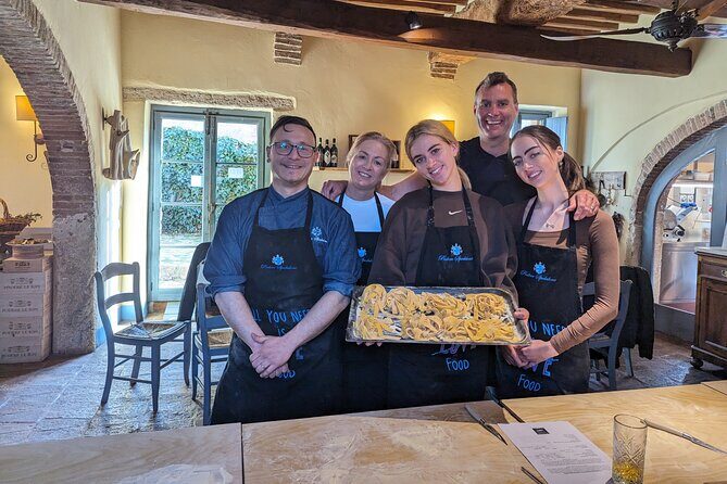 Tuscan Cooking Class of Homemade Pastas and Cantucci Cookies - Your pasta lesson: two pastas, tagliatelle or pappardelle, and classic sauces