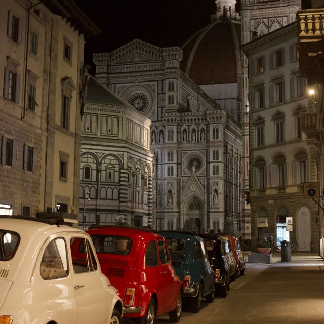 Tuscan Evening Tour: Fiat 500, 8:30 to 10 PM - A night drive in a classic Fiat 500 hits different in Florence