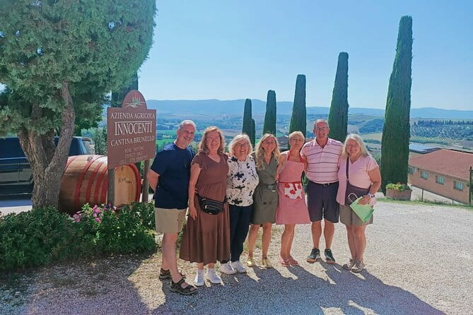 VIP Brunello Montalcino, Montepulciano & Val d'Orcia with Lunch - Montalcino fortress views and your guided lunch-tasting