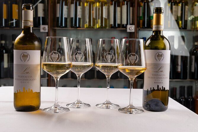 Wine tasting in San Gimignano - A 45-minute Vernaccia lesson at La Rocca