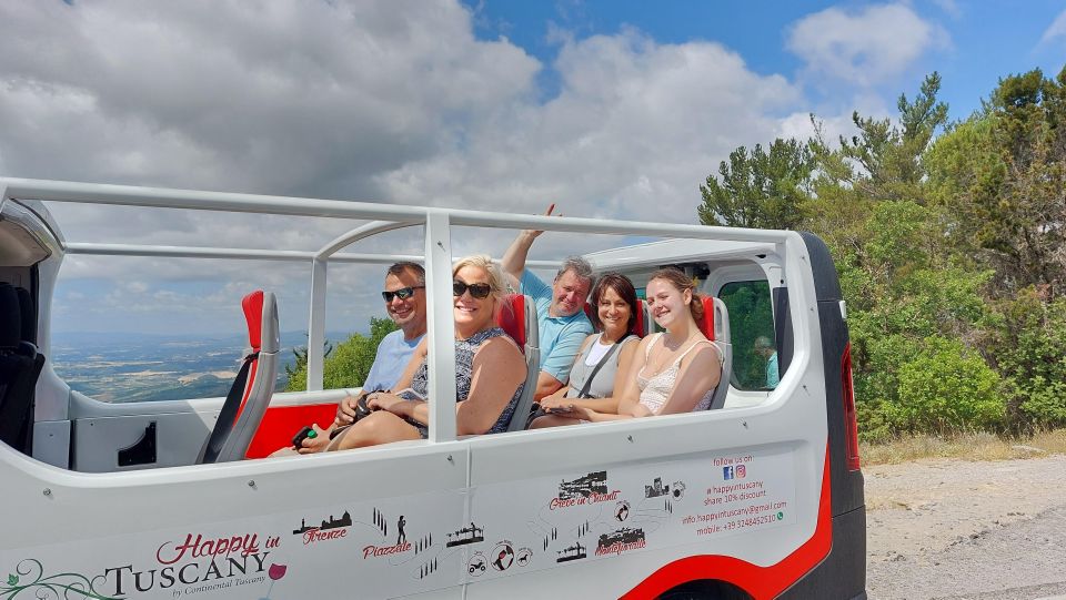 Wine Tour in Open Top Van - Riding in an open-top van: the best way to enjoy the Chianti hills
